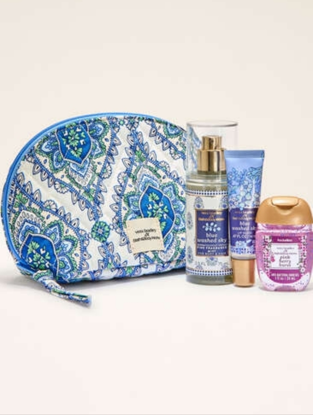 Vera Bradley Blue Berry Burst Bag Lippie & Bath & Body Works Gift Set - Picture 4 of 6